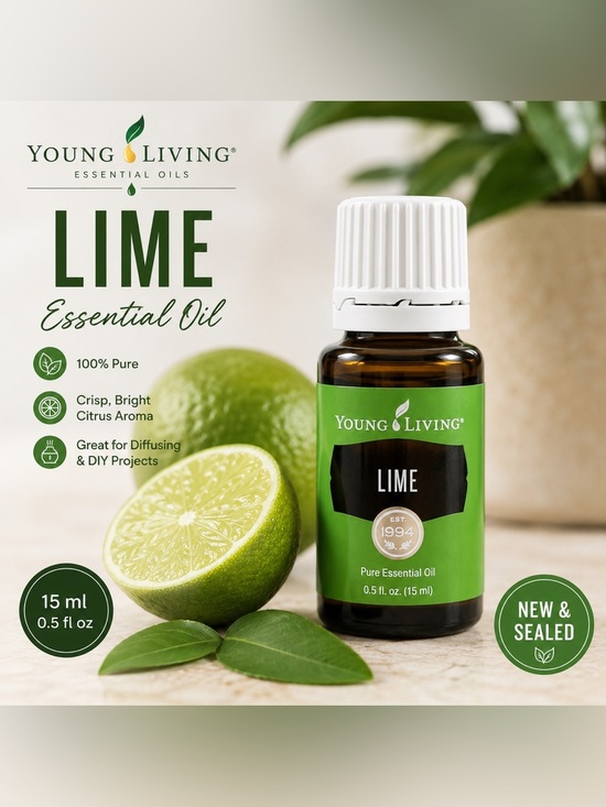Young Living Other - Young Living Lime Essential Oil 15 ml (0.5 fl oz) | New & Sealed